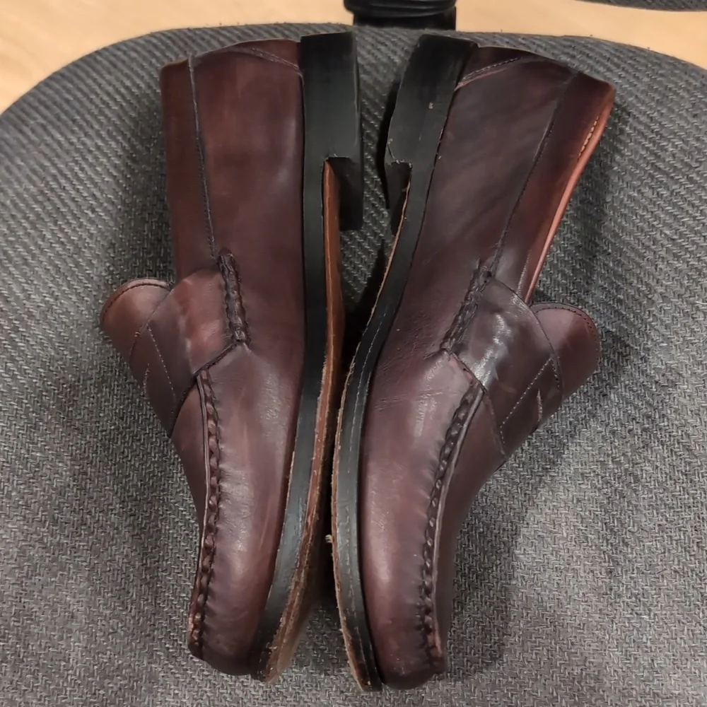 Allen Edmonds 'Cavanaugh' Calfskin Leather Penny Loafers Oxblood 9.5 EEE (3E)